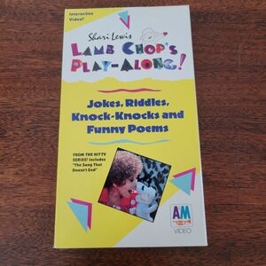 Lamb Chops Play Along VHS Jokes Riddles Knock Knocks And Funny Poem Shari Lewis